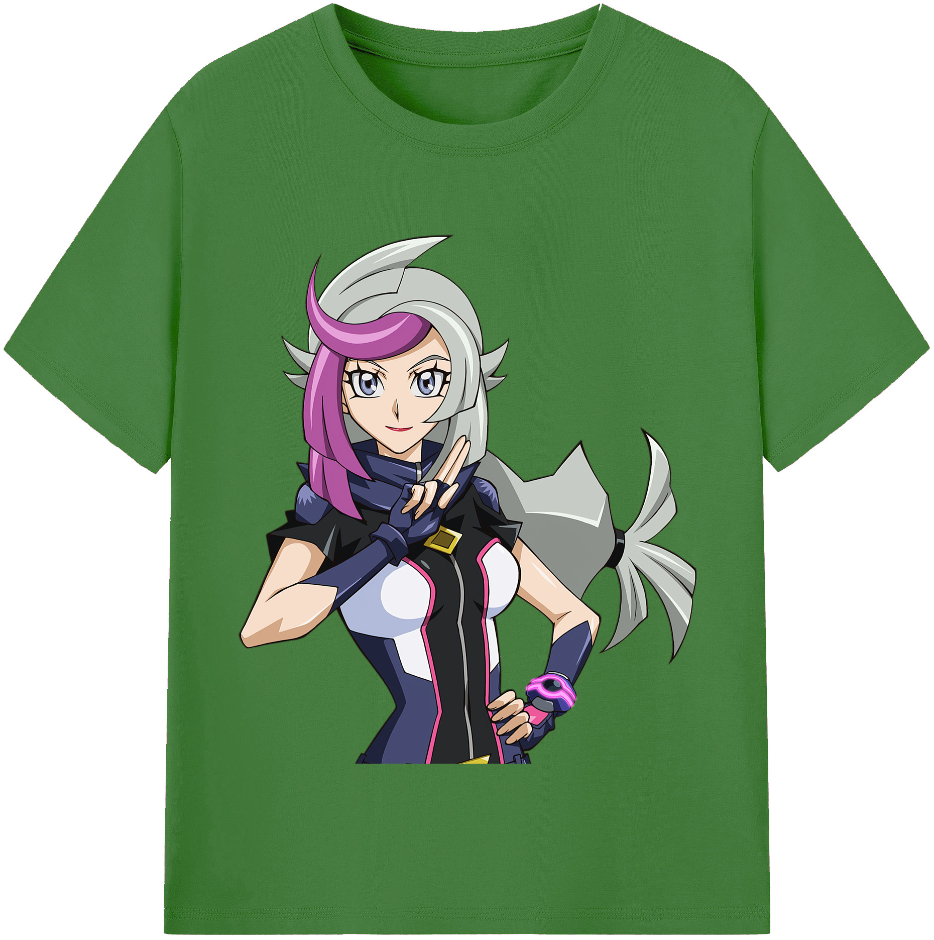 （画像用） 遊☆戯☆王 Yu-Gi-Oh! レディースカジュアルプリントTシャツ（綿100％）